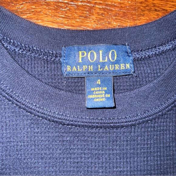 Boys Polo Ralph Lauren Waffle Shirt - Picture 2 of 2
